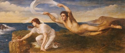 Boreas og Orithyia, ca. 1879 (olje på lerret) av Oswald von Glehn