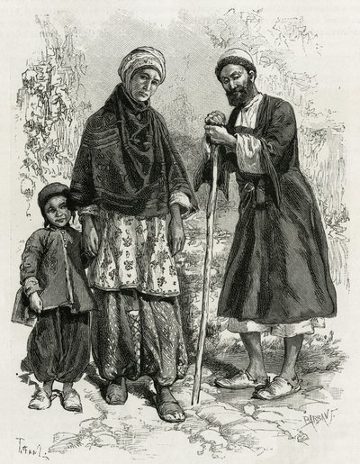 En Guebre-familie av Oswaldo Tofani
