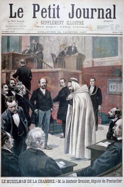 Dr Philippe Grenier, den første muslimske nestlederen i den franske nasjonalforsamlingen, 1897 av Oswaldo Tofani