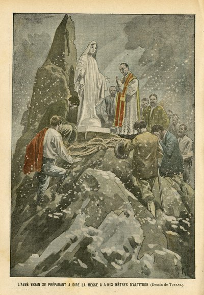Illustrasjon av Oswaldo Tofani (1849-1915) i Le Pelerin av Oswaldo Tofani
