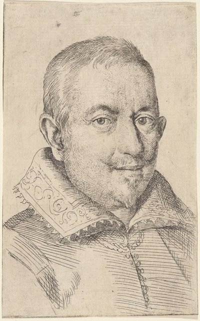 Portrett av en middelaldrende mann av Ottavio Leoni