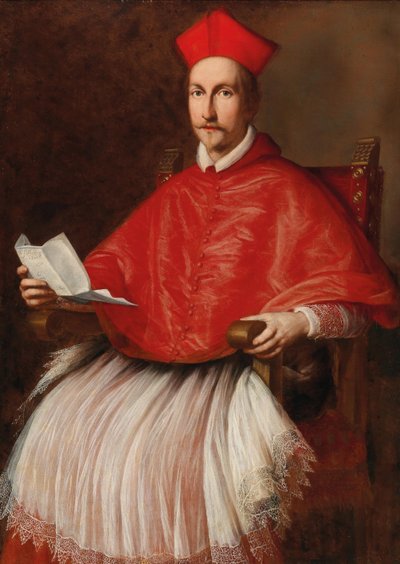Portrett av kardinal Francesco Barberini 1597-1679, ca 1624. av Ottavio Maria Leoni
