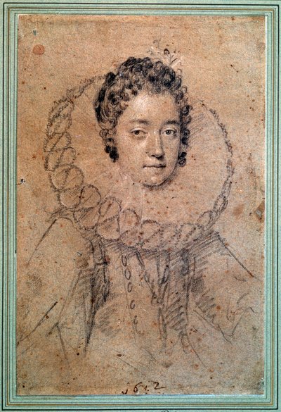 Kvinneportrett, 1612. av Ottavio Mario Leoni