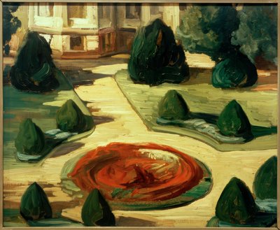 Studie fra Städelgarten av Ottilie Roederstein