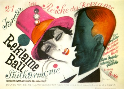 Poster for Reklame Ball av Otto Arpke