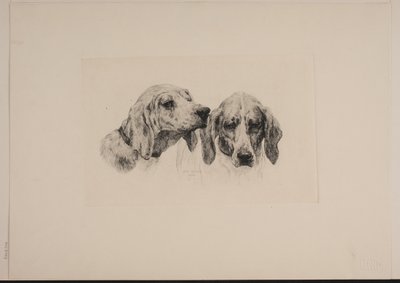 To hundehoder av Otto Bache