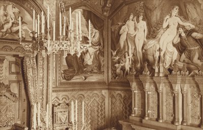 Bavarian Kings-Castle Neuschwanstein, Study, Pictures of the Tannhausers Legend av Otto Ballerstedt