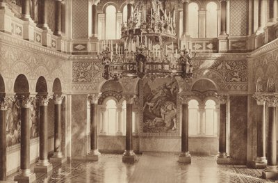 Bavarian Kings Castle Neuschwanstein, The Thronhall av Otto Ballerstedt