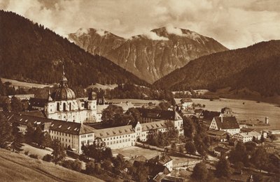 Ettal og dets kloster, mot Estergebirge av Otto Ballerstedt