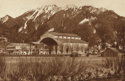 The House of Passions Play i Oberammergau, Utsikt mot Laber av Otto Ballerstedt