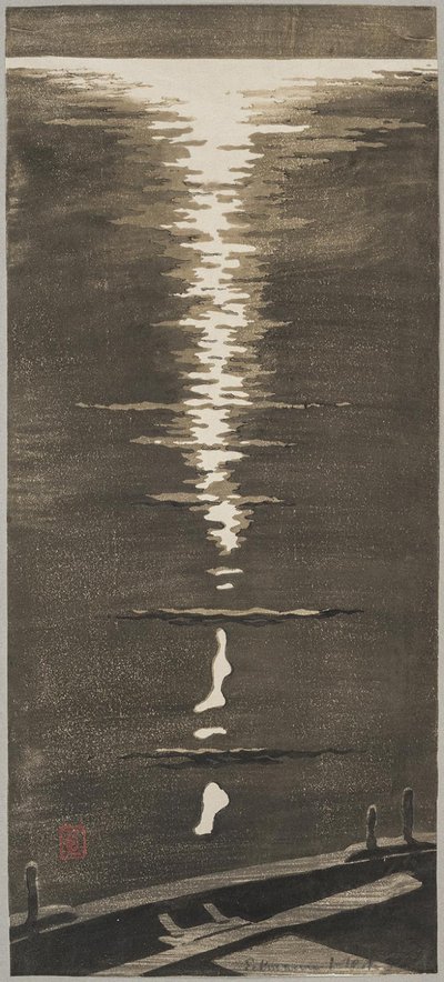 Måneskinn på havet av Otto Eckmann