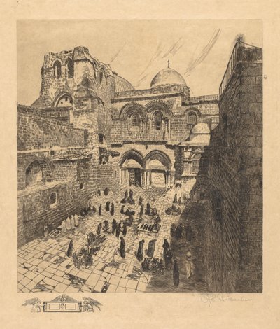 Den hellige gravs kirke, Jerusalem. av Otto H. Bacher