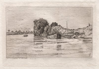 Donau ved Valhalla, 1879. av Otto H. Bacher