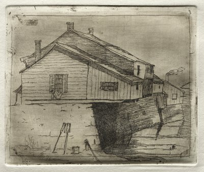 Hus over vann, 1878. av Otto H. Bacher