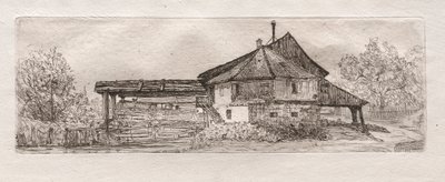 Old Mill på Donau, 1879. av Otto H. Bacher