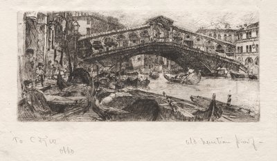 Rialto, Venezia av Otto H. Bacher