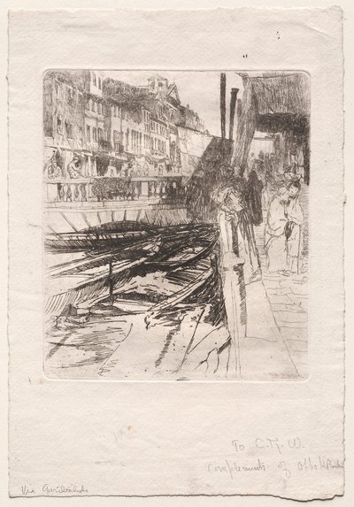 Via Garibaldi, slutten av 1800-begynnelsen av 1900-tallet. av Otto H. Bacher