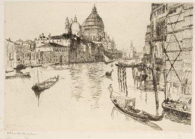 Canal Grande, Venezia av Otto Henry Bacher