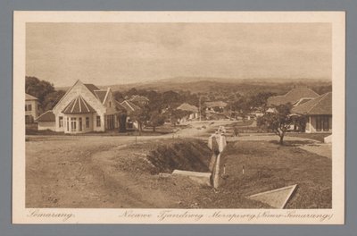 semarang. Ny Tjandiweg-Merapiweg. (Ny Semarang) av Otto Hisgen