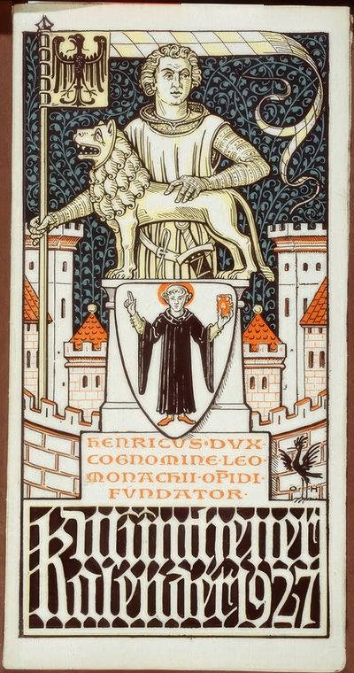 Våpenskjoldet til folkestaten Hessen fra) år) 1920 av Otto Hupp