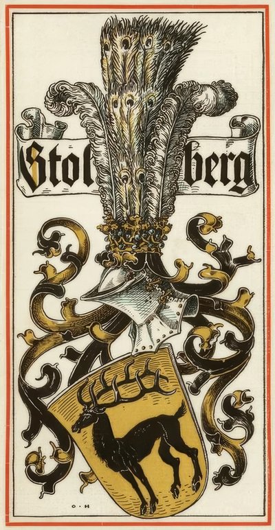 Våpenskjoldet til de tyske fyrstehusene: Stolberg av Otto Hupp
