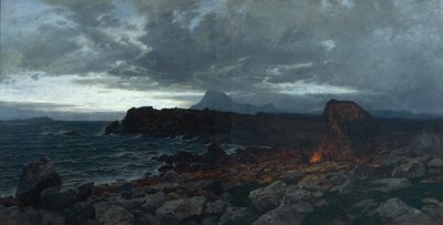 Høstkveld på kysten, Kinn av Otto Ludvig Sinding