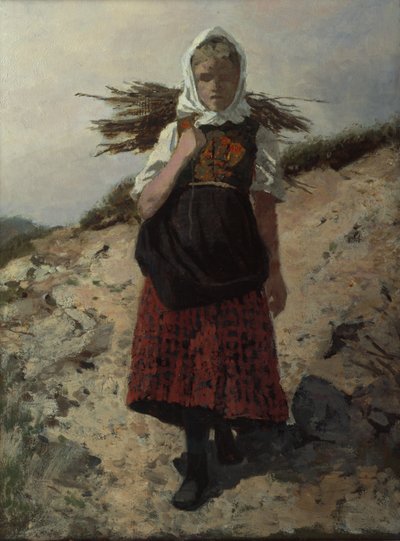 Ved samlet (olje på lerret) av Otto Ludvig Sinding