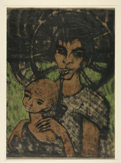 Sigøyner Madonna av Otto Mueller