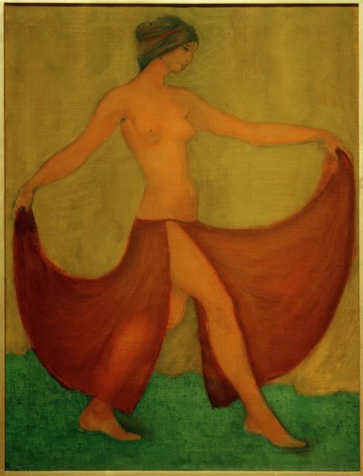 Danser (Maschka) av Otto Mueller