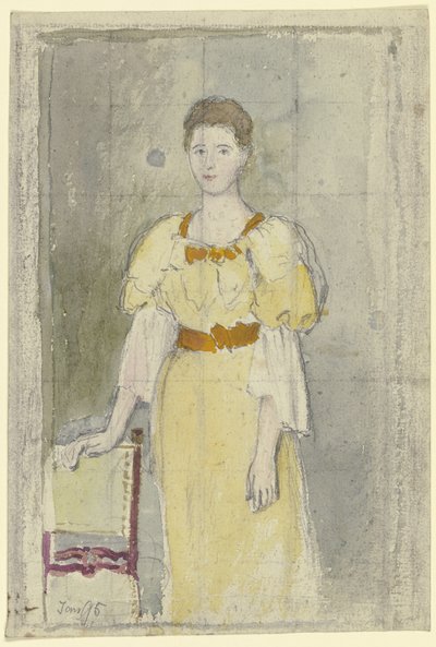 Stående dame av Otto Scholderer