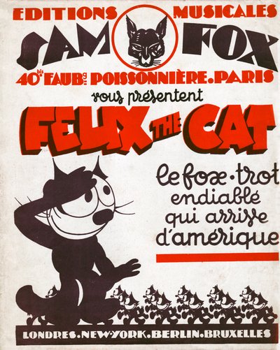 Katten Felix. (gravering, ca 1930) av Otto and Sullivan Pat Messmer