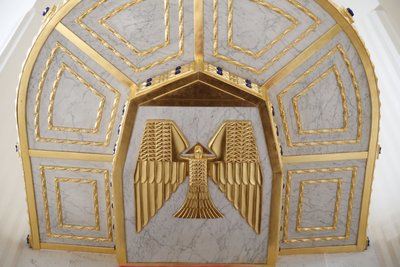 Holy Spirit Am Steinhof kirke (kirke Leopold), Wien, Østerrike (bilde) av Otto Wagner