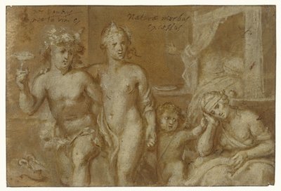 Konsekvenser av samleie med Bacchus og Venus av Otto van Veen