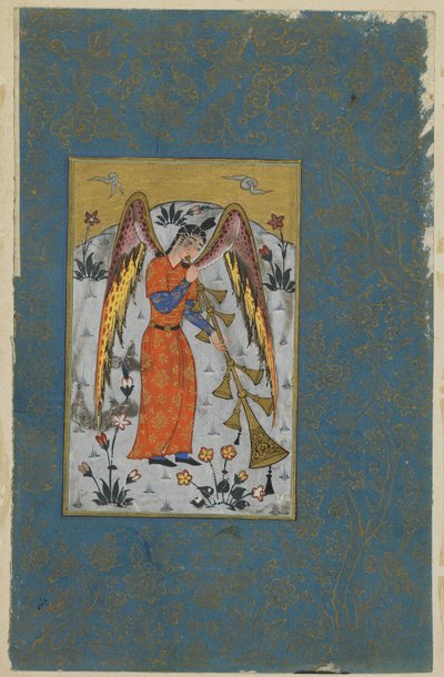 Engelen Israfil, ca. 1580-90 av Ottoman School