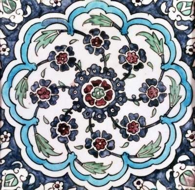 Fliser (fritware) av Ottoman School