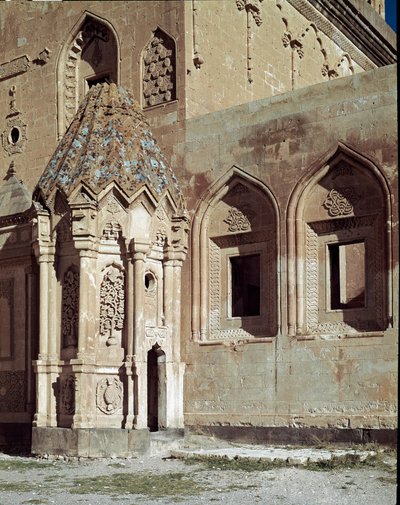 Utsikt over Ishaq Pass Palace av Ottoman School