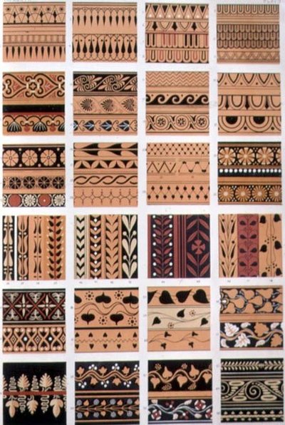 Gresk Ornament fra "Grammar of Ornament" av Owen Jones