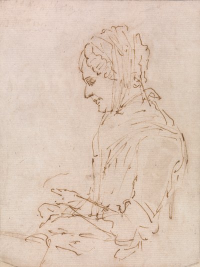 Studie av kunstnerens morsøm av Ozias Humphry