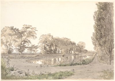 Dammen ved Vogneserup av P.C. Skovgaard