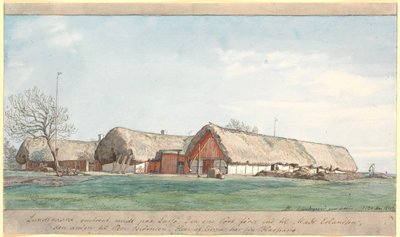 Lundsgaard omtrent midt i Læssø. av P.C. Skovgaard