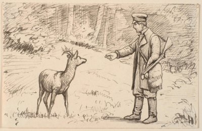 Møtet i skogen av P.C. Skovgaard
