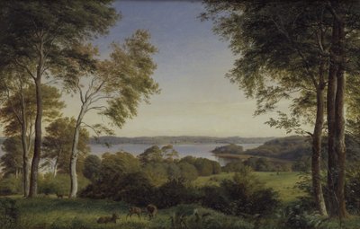 Utsikt over Skarre Sø av P.C. Skovgaard