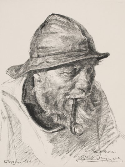 Leder for en Skagen-fisker av Peder Severin Krøyer