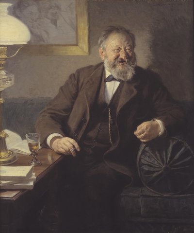 Forfatteren Sophus Schandorph av Peder Severin Krøyer