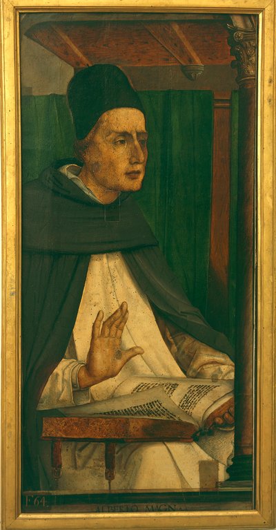 Albert den store (olje på lerret) av P. (c.1450 1504) Joos van Gent and Berruguete