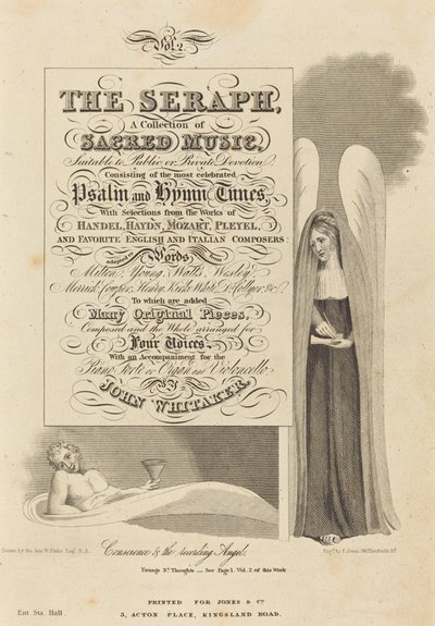 Samvittighet og opptaksengelen av P. Jones after William Blake