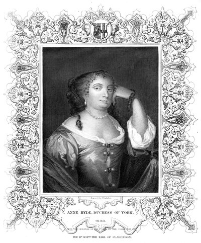 Anne Hyde, hertuginne av York. av P. Lightfoot