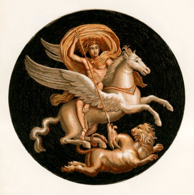 Bellerophon dreper kimæren av P. Sellier