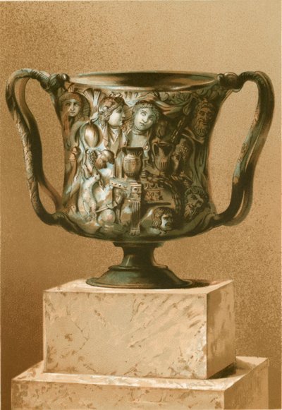 Cup jobbet i orientalsk sardonyx av P. Sellier