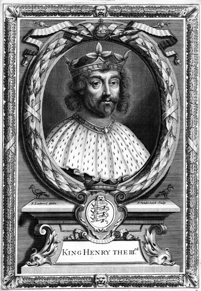 Kong Henry III av England. av P. Vanderbanck
